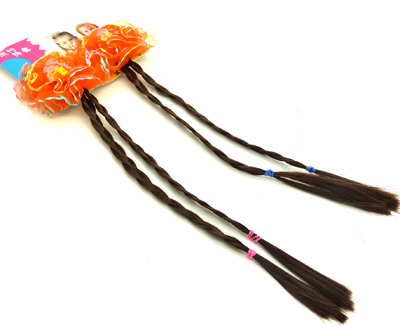 可爱小孩儿童假发 手工辫子名族可爱发夹发饰 辫子假发