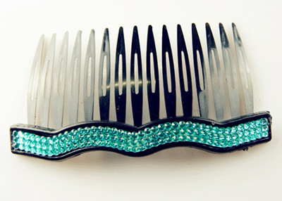 奢华式时尚镶钻条时尚复古精美发梳