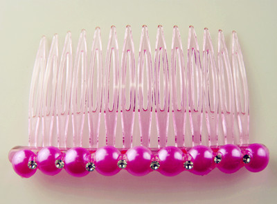 奢华式时尚珍珠点钻时尚精美发梳