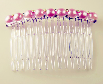 奢华式时尚珍珠点钻时尚精美发梳