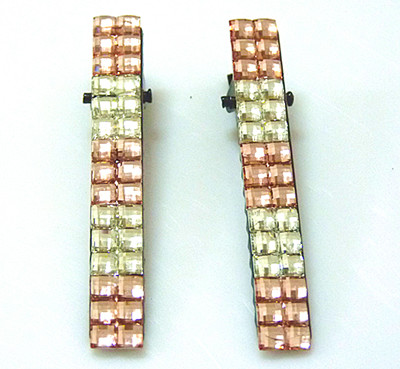 炫彩一字精美水晶系列/对夹