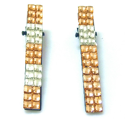 炫彩一字精美水晶系列/对夹