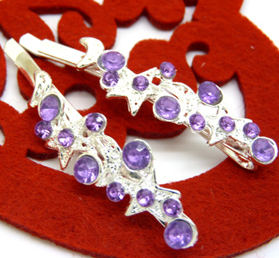 新款时尚头饰 刘海发夹发卡 韩版发饰头饰 精品水钻合金对夹