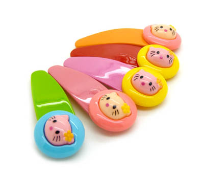 韩版儿童发夹发卡 发饰头饰 可爱卡通猫咪发夹小孩发夹 -宝宝BB夹