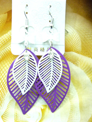 最新款韩时尚明星合金耳环