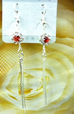 最新款韩版清新靓钻合金耳线