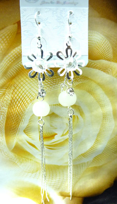 最新款韩版清新靓钻合金耳线