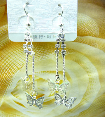 最新款韩版清新靓钻合金耳线