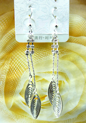 最新款韩版清新靓钻合金耳线