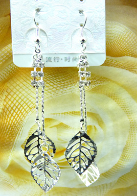 最新款韩版清新靓钻合金耳线