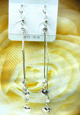 最新款韩版清新靓钻合金耳线