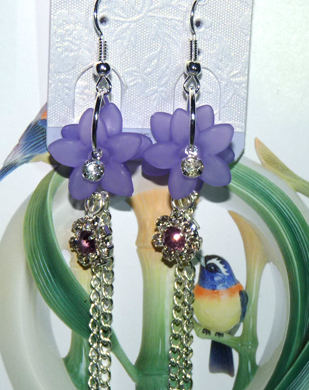 个性亚太流行亮钻花环海洋之星耳环