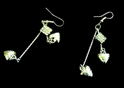 雅典/精品个性/合金镶钻/精美耳线