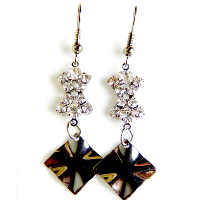 韩款镶钻耳环超人气创意流行明星款