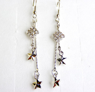 韩款镶钻耳环超人气创意流行明星款