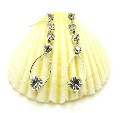 时尚淑女耳坠 迪士尼公主创意气质镶钻合金耳饰