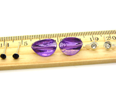 欧洲流行饰品 可爱花朵/水滴三件套耳饰