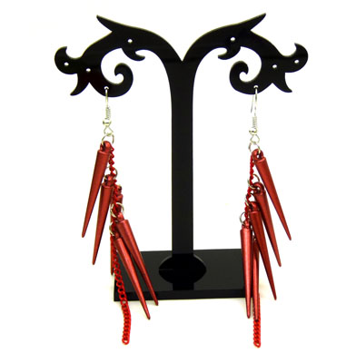 耳坠新款 多种色彩 潮流长款耳坠/夜店流行/ 超闪耀