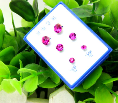 甜美淑女气质镶钻三件套耳钉耳饰2013新款 镶钻 耳钉三件套