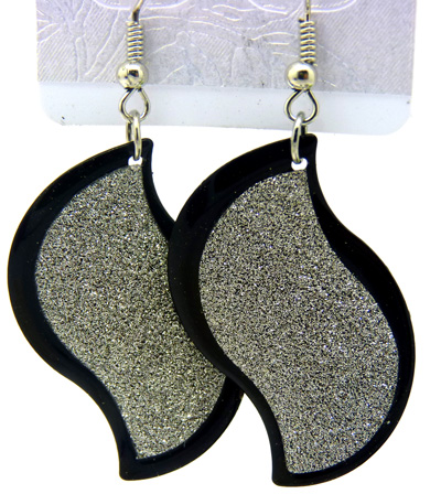 韩版风韵磨砂耳饰耳环 时尚阴阳设计理念 彰显炫丽耳饰耳坠