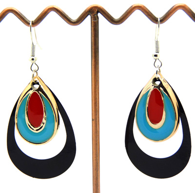 高档礼服饰品首饰 豪华舞会配饰耳饰 欧美时尚复古长款耳环