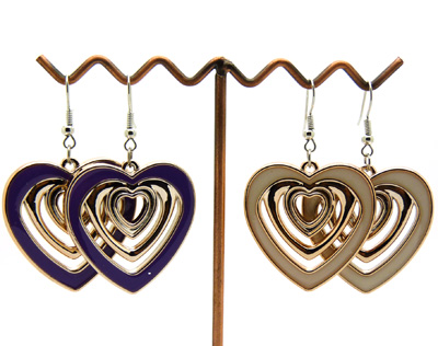 最新热卖恋爱甜美星星耳钉 时尚淑女链式耳环 韩国潮流耳饰小饰品