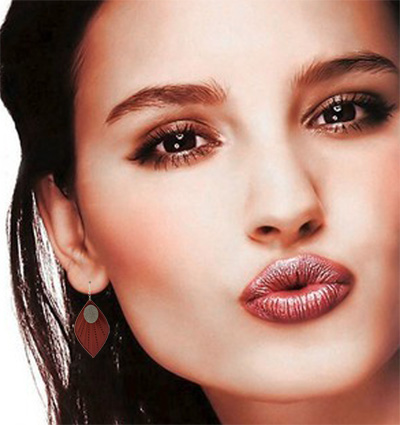 韩式流行耳饰 时尚清新心形耳坠 合磨砂流行个性耳环 炫丽耳钉耳饰