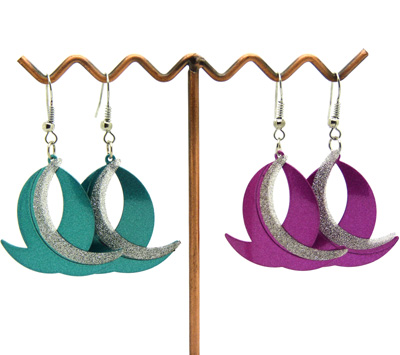 韩版耳饰 时尚合金耳坠 磨砂潮流个性耳环 炫丽耳钉耳饰