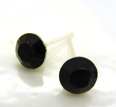 时尚锆石水晶耳钉 盒装 防过敏 镶钻耳钉 韩国捷克钻耳环 单钻小耳钉女款