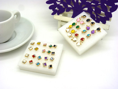 韩国时尚个性合金简约复古耳钉 小苹果耳环时尚猫头耳饰品 女士潮流耳钉