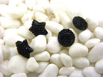 小香耳钉韩国可爱树脂糖果色星星闪亮桃心地摊耳饰品 耳钉批发厂家直批