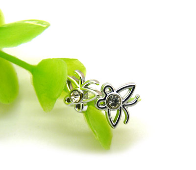 潮流新款韩版点钻 女款时尚耳钉女生饰品 创意个性合金锆石耳钉