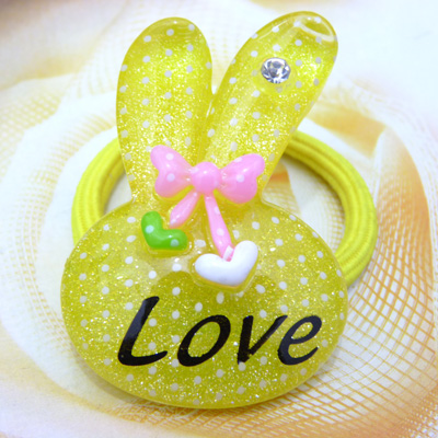 可爱花朵版卡通头扣