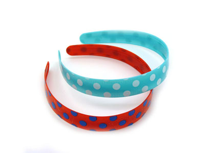 新款韩饰发卡 流行糖果色加宽光面亮色塑料发箍 甜美彩虹头箍  -发卡发卡