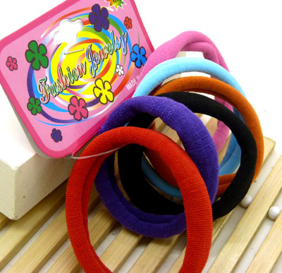 韩国进口 优质套装无缝接口皮圈 12根装高弹皮筋 发圈 打底圈