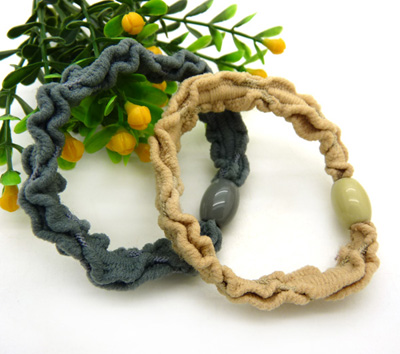 高弹力褶皱头绳 韩版时尚大肠发绳发饰 头饰品韩版皮筋发圈