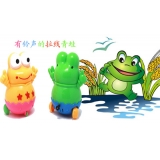 正版最新款拉线青蛙六一儿童节玩具礼品 小孩益智玩具 响铃拉线青蛙168-62