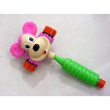 卡通摇铃小响锤 小孩环保摇铃 益智玩具 -卡通鼠响锤858