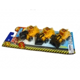 儿童仿真玩具  168-a9三个工程车