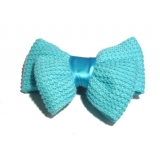 新款百搭甜美可爱珍珠水钻雪纺蝴蝶结压夹边夹头饰