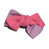 新款百搭甜美可爱珍珠水钻雪纺蝴蝶结压夹边夹头饰