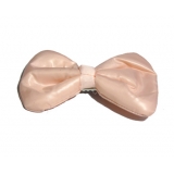 新款时尚百搭时尚甜美可爱珍珠水钻雪纺蝴蝶结压夹边夹头饰