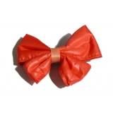 韩国双色蝴蝶结发夹 韩版织带时尚蝴蝶结压夹