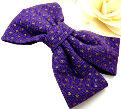 韩国新款 布艺大蝴蝶结压...