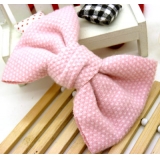 韩国新款 布艺大蝴蝶结压夹 发夹 顶夹 边夹 头夹----压夹