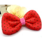 韩国新款 布艺大蝴蝶结压夹 发夹 顶夹 边夹 头夹----压夹