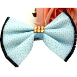 韩国 布艺大蝴蝶结压夹 发夹 顶夹 边夹 头夹----加厚压夹