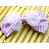 韩国 布艺大蝴蝶结压夹 发夹 顶夹 边夹 头夹----加厚压夹