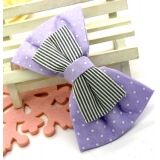 韩国  布艺大蝴蝶结压夹 发夹 顶夹 边夹 头夹----加厚压夹