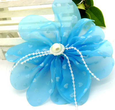 头饰发饰 丝绸撞色可爱球...